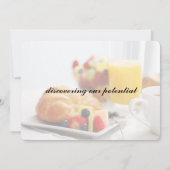 Kontinentalfrühstück Einladung (Rückseite)