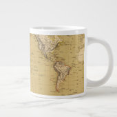 Kontinentalkarte Jumbo-Tasse (Rechts)