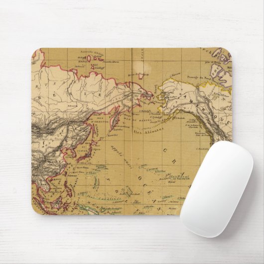 Kontinentalkarte Mousepad (Mit Mouse)