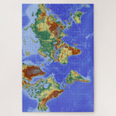 Kontinente des geografischen World Atlas Puzzle (Vertikal)
