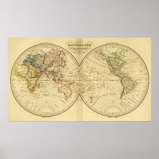 Kontinente Poster (Vorne)