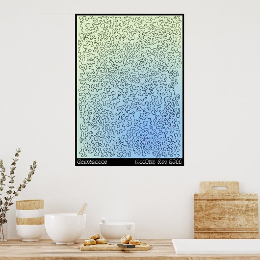 kontinuierlich poster (Küche)