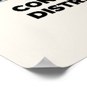 Kontinuierliche Verteilung Poster (Ecke)