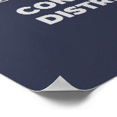 Kontinuierliche Verteilung Poster Dark (Ecke)