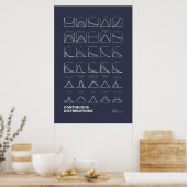 Kontinuierliche Verteilung Poster Dark (Küche)