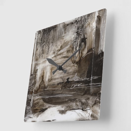 Kontinuum I Quadratische Wanduhr (Winkel)