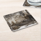 Kontinuum I Rechteckiger Pappuntersetzer (angewinkelt)