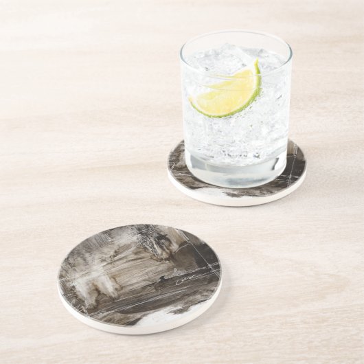 Kontinuum I Sandstein Untersetzer (Seite)