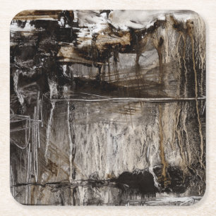 Kontinuum II Rechteckiger Pappuntersetzer