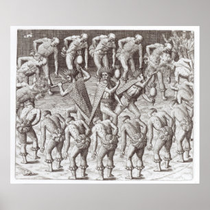 Konto Johannes Leriis des Caraibe amerikanischen Poster