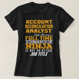 Kontoabgleichungsanalytiker T-Shirt