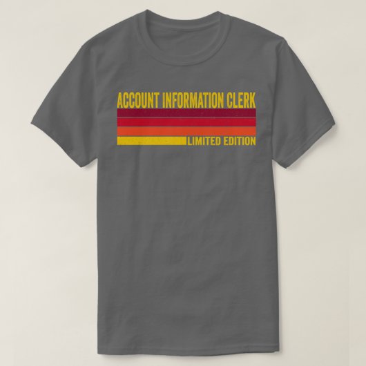 Kontoinformationen T-Shirt (Design vorne)