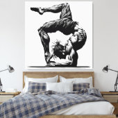 Kontoration Leinwanddruck (Insitu (Schlafzimmer))