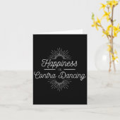 Kontra Dancing Karte (Gelbe Blume)