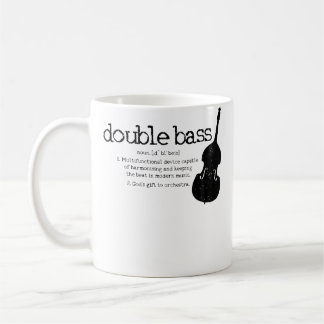 Kontrabass Definition Spieler Orchester Bassist Fu Kaffeetasse