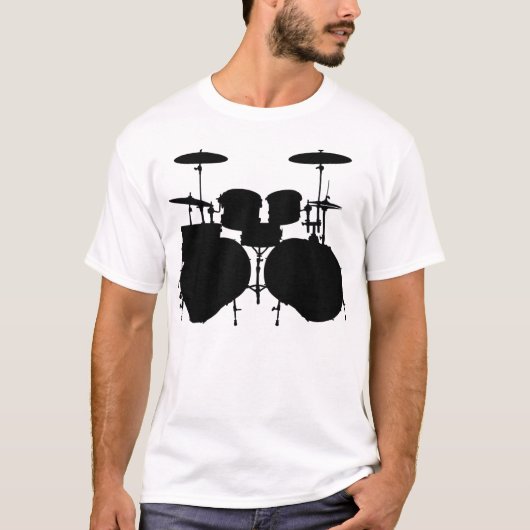 Kontrabass Drumset - Licht T-Shirt (Vorderseite)