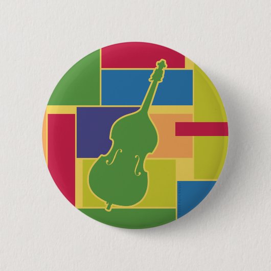Kontrabass Farbfelder Knopfleiste Button (Vorderseite)