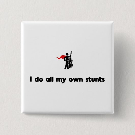 Kontrabass-Held Button (Vorderseite)