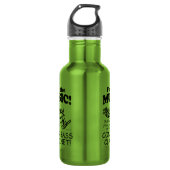 Kontrabass-Klarinette fühlen die Musik Edelstahlflasche (Vorderseite)