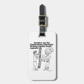 Kontrabass-Klarinette macht Zombies explodieren Gepäckanhänger (Vorderseite vertikal)