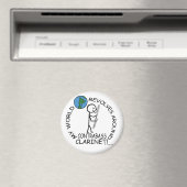 Kontrabass-Klarinette - Weltumdrehungen Magnet (In Situ (Geschirrspüler))