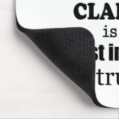 Kontrabass-Klarinette wichtigstes Instrument Mousepad (Ecke)