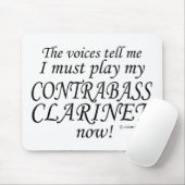 Kontrabass Klarinettenstimmen sagen, müssen spiele Mousepad (Mit Mouse)
