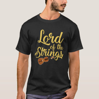 Kontrabass-Musik-Orchester Lord-Of The Strings T-Shirt