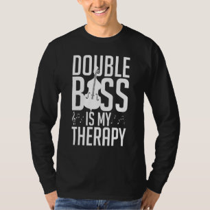 Kontrabass-Musikinstrument-Spieler Anfänger-Lektio T-Shirt