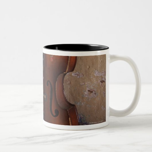 Kontrabass Zweifarbige Tasse (Rechts)