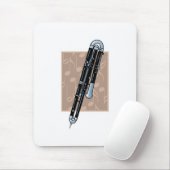Kontrabassoon-Design Mousepad (Mit Mouse)