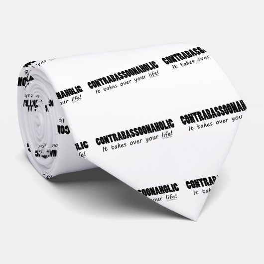 Kontrabassoonaholisches Leben Krawatte (Gerollt)