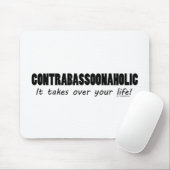 Kontrabassoonaholisches Leben Mousepad (Mit Mouse)