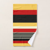 Kontragelb mit Rot Badhandtuch Set (Handtuch)