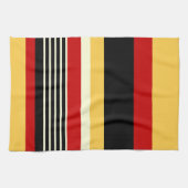 Kontragelb mit Rot Geschirrtuch (Horizontal)