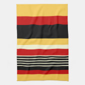 Kontragelb mit Rot Geschirrtuch (Vertikal)