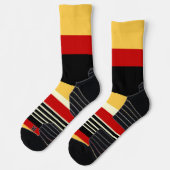 Kontragelb mit Rot Socken (Links)