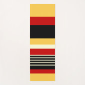 Kontragelb mit Rot Yogamatte (Vorderseite)