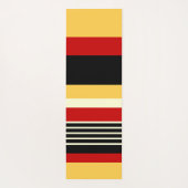 Kontragelb mit Rot Yogamatte (Rückseite)