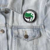 Kontraress faŝ isma-agado Esperanto Button (Beispiel)