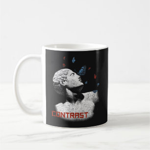 Kontrast: Brutalist Streetwear Design Kaffeetasse