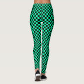 Kontrast-Karo: Fett Grid Leggings (Rückseite)