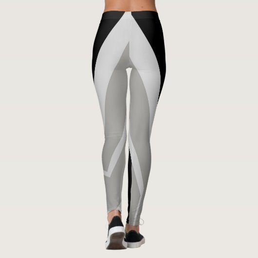 Kontrast Leggings (Rückseite)
