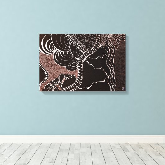 Kontrast Leinwanddruck (Insitu (Holzboden))