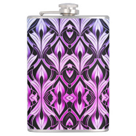 Kontrast zwischen Schwarz und Magenta Flachmann