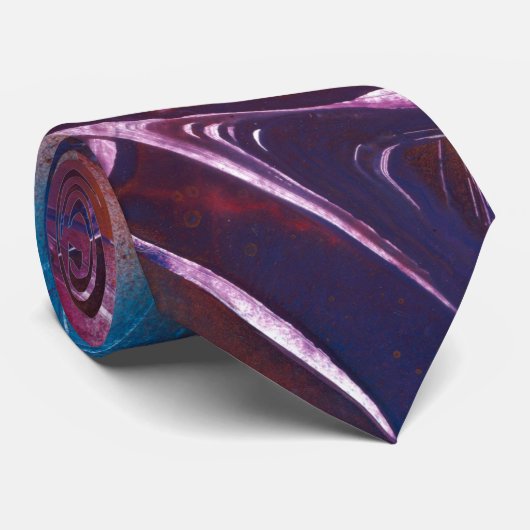 Kontrastband Krawatte (Gerollt)