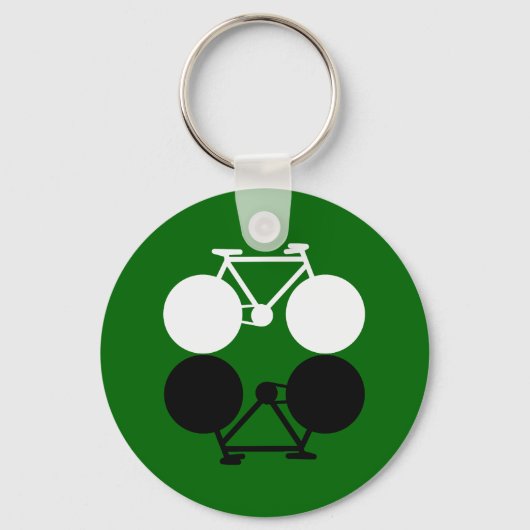 Kontrastfahrräder Schlüsselanhänger (Vorderseite)
