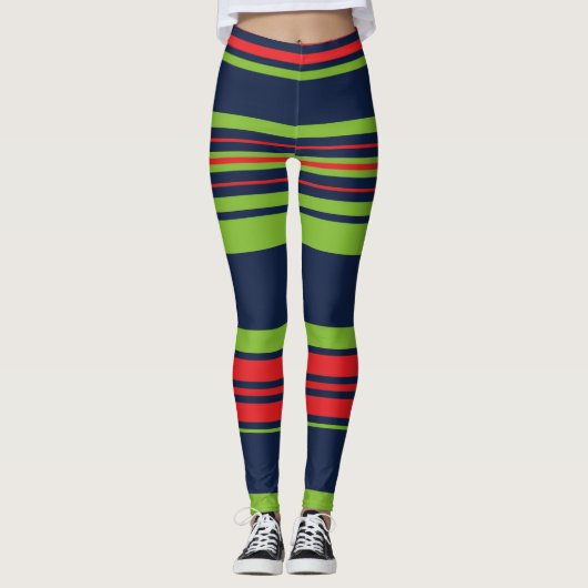 Kontrasthoch Leggings (Vorderseite)