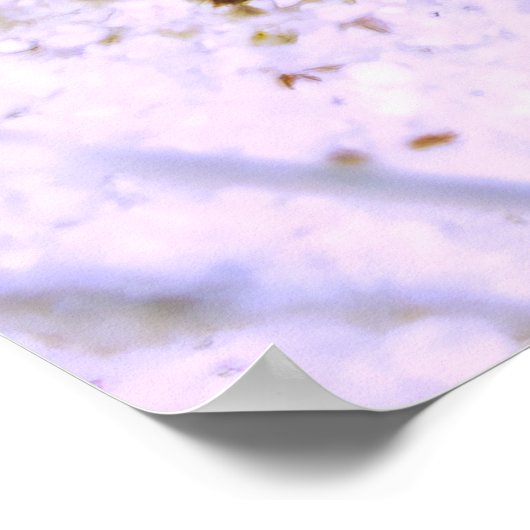 Kontrastierender Zweig Poster (Ecke)