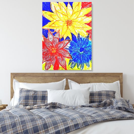 KONTRASTING LEINWANDDRUCK (Insitu (Schlafzimmer))